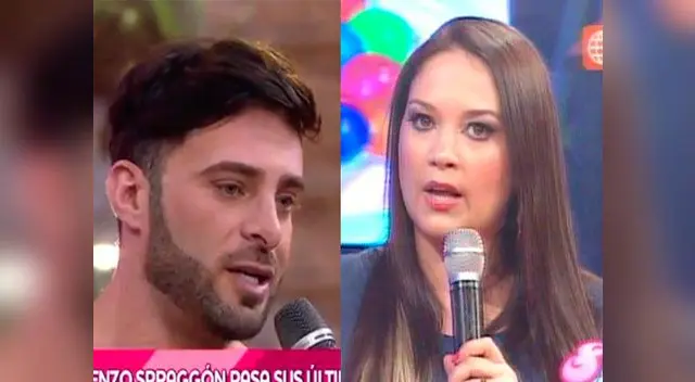 Renzo Spraggon se va del país y dejará a la modelo