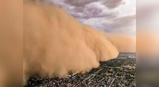 La gigantesca tormenta de arena que cubrió a la ciudad estadounidense de Phoenix