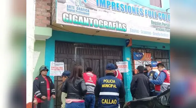 Clausuraron locales de impresión de gigantografías que no tenían permiso. Clausuraron locales de impresión de gigantografías que no tenían permiso.