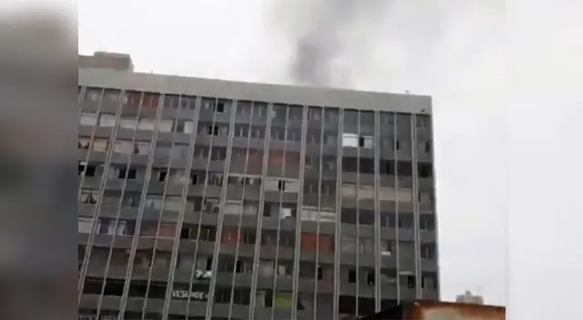 Un incendio se registra en el Cercado de Lima 