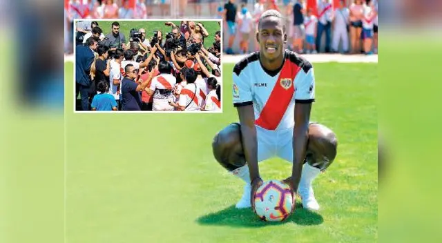 Luis Advíncula tuvo nota aprobatoria en su debut con el Rayo Vallecano