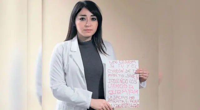 Rosa Canales denunció ser víctima de acoso sexual, hostigamientos y maltrato de parte de los médicos y personal de la Universidad Cayetano Heredia. Fuente: El Comercio