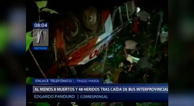 Accidente dejó 7 muertos y 40 heridos
