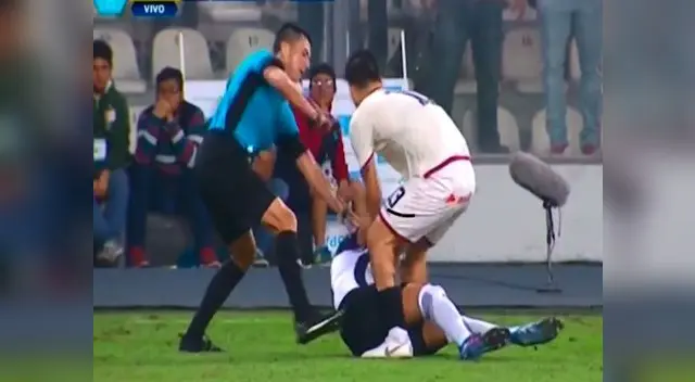 Benincasa y Quevedo son expulsados y siguen el pleito fuera de la cancha Benincasa y Quevedo son expulsados y siguen el pleito fuera de la cancha