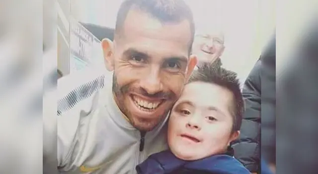 Tevez tuvo amoroso gesto con pequeño hincha de Boca Juniors 