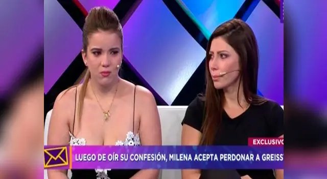 Milena Zárate perdona a Greysi Ulloa al oír todas sus confesiones [VIDEO] Fuente: Captura del programa de Latina