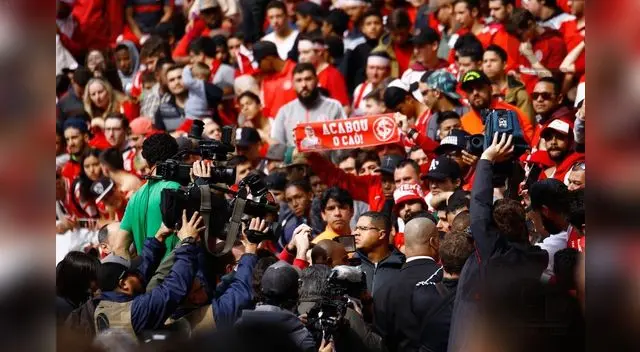 Los hinchas del Inter corearon el nombre de su nuevo refuerzo