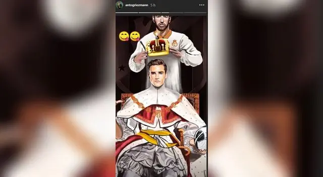 Griezmann utilizó cuenta de Instragram para burlarse de Sergio Ramos