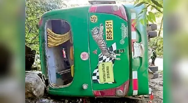 Volcadura de bus dejó 5 muertos y 30 heridos Volcadura de bus dejó 5 muertos y 30 heridos