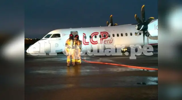 Avión de LC Perú aterrizó de emergencia por falla Avión de LC Perú aterrizó de emergencia por falla