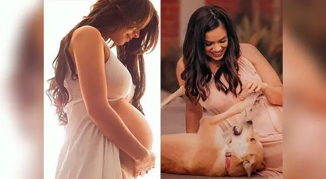 Andrea San Martín compartió mensajes con sus seguidores antes de la llegada de su segunda bebé 