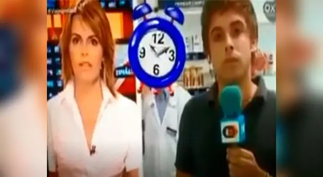 Reportero no supo qué decir | Foto: Captura