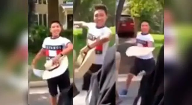 Niño realizando el ''Marinera Challenge'' | Foto: Captura Niño realizando el ''Marinera Challenge'' | Foto: Captura