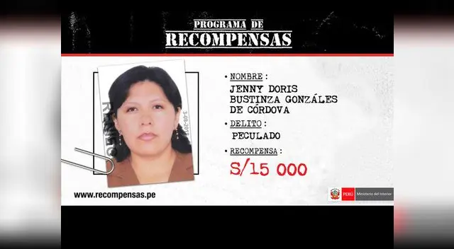 Persona que informe sobre su paradero cobrará 15 mil soles