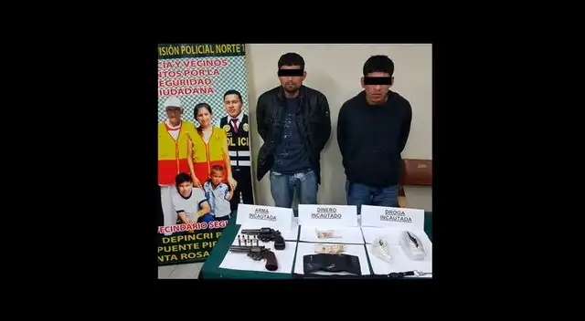 Fueron detenidos por la PNP de Depincri Puente Piedra