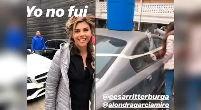 Alondra García Miró 'destruye' el auto de César Ritter sin imaginar que cometía un grave error