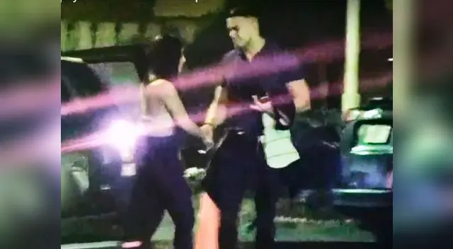 'Coto’ Hernández es ampayado cariñoso con bailarina saliendo de discoteca