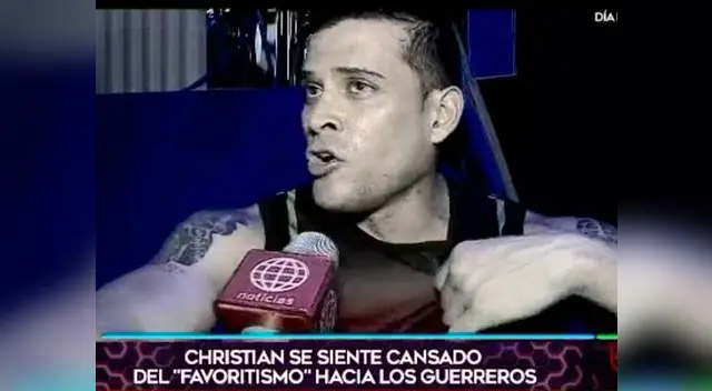 Christian Domínguez desata su furia contra producción