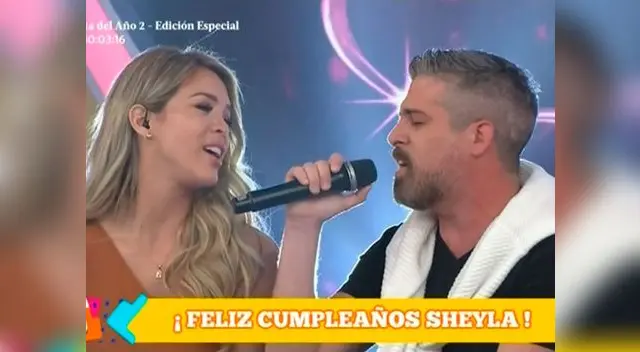 Sheyla Rojas recibió romántica sorpresa por parte de Pedro Moral (Captura Estás en todas)