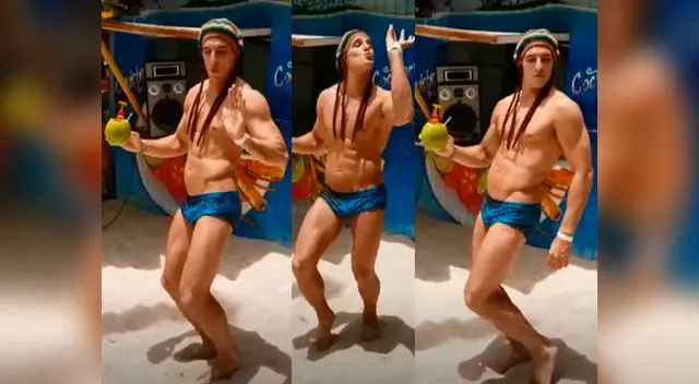 Facundo disfruta de su viaje y se luce con baile | Foto: Captura Facundo disfruta de su viaje y se luce con baile | Foto: Captura