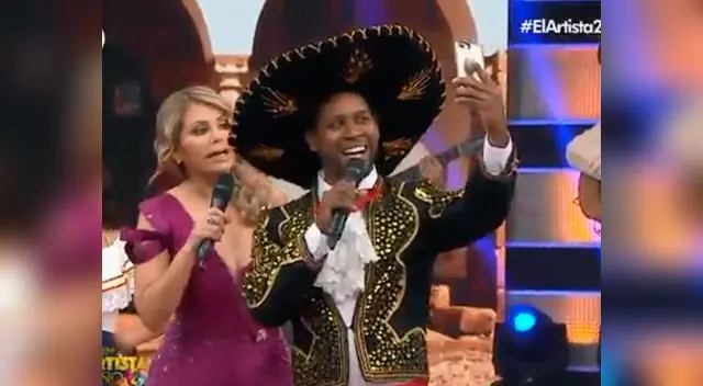 'Giselo' hizo reír a todos con sus locuras en 'El Artista del Año' | Foto: Captura 