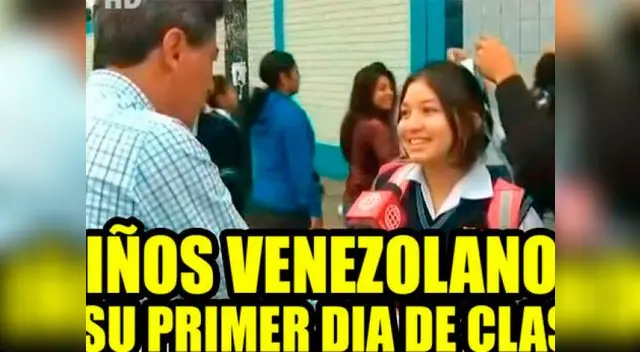 Miles de niños y adolescentes venezolanos estudian colegios del país