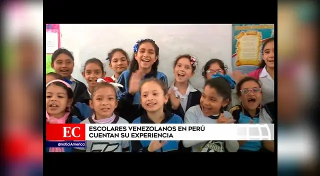 Escolares venezolanos se adaptan a sus colegios en Lima y Callao