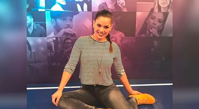 Andrea San Martín se muestra en ropa interior tras haber dado a luz Andrea San Martín se muestra en ropa interior tras haber dado a luz