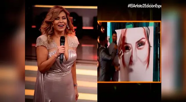 Gisela Valcárcel presentó nuevo mural en Instagram