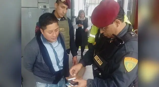 Sujeto intervenido fue llevado a sede policial Sujeto intervenido fue llevado a sede policial