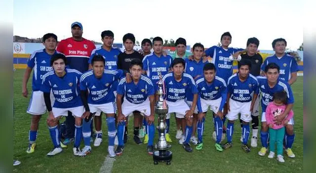 San Cristóbal de Cassorcco subcampeón de Ayacucho: Foto: Facebook San Cristóbal