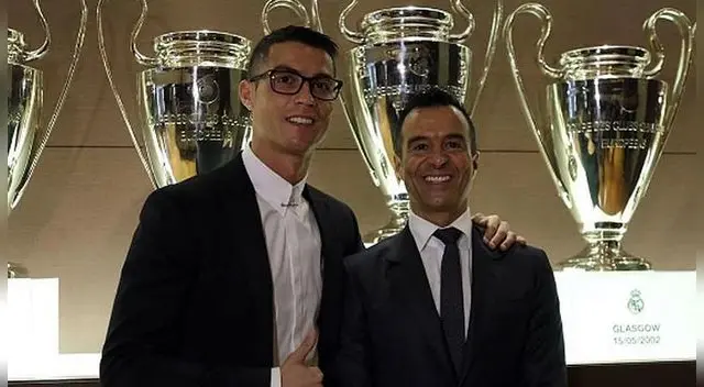 Mendes molesto porque CR7 no fue galardonado como el mejor de la UEFA