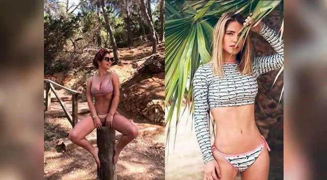 Flavia Laos causa furor con fotografías de sus vacaciones en España
