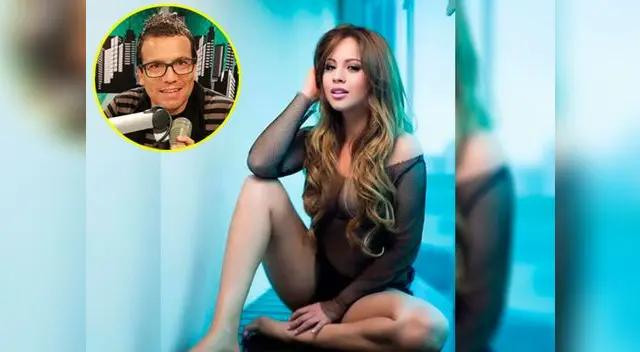 Cindy Marino llegó como invitada al programa radial pero fue sorprendida con reacción del periodista Christian Hudtwalcker