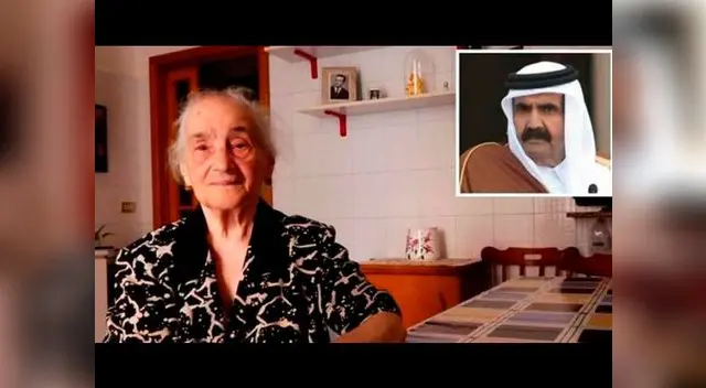 Abuela italiana recibió insólito regalo del jeque