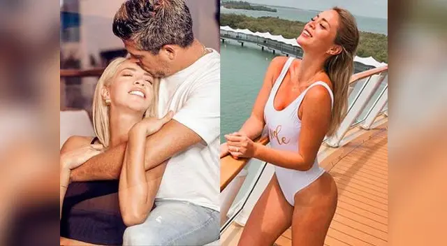 Sheyla Rojas disfruta de sus vacaciones con Pedro Moral. 