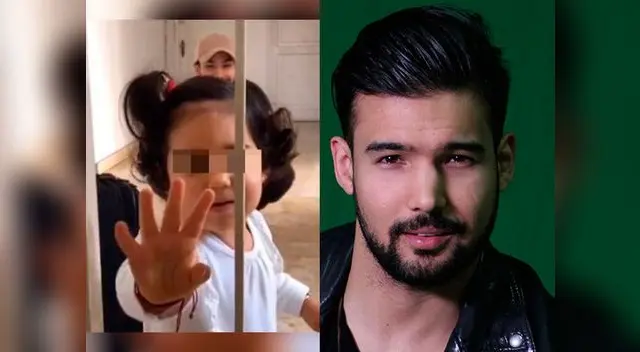 Hija de Karen Schwarz conmueve al pedirle a su papá que no vaya a trabajar