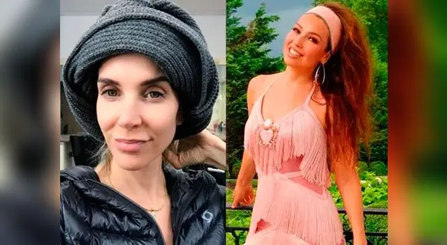 Juliana Oxenford se burla de la cantante Thalía