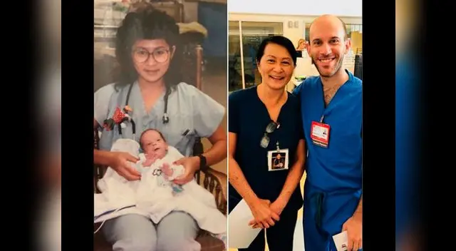 Enfermera salvó la vida a prematuro y ahora es su compañero de trabajo
