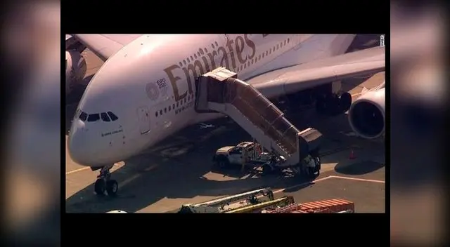 Avión fue evacuado al llegar a New York Avión fue evacuado al llegar a New York