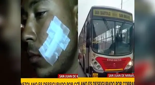 Cobrador insultó y agredió a ciudadano venezolano Cobrador insultó y agredió a ciudadano venezolano