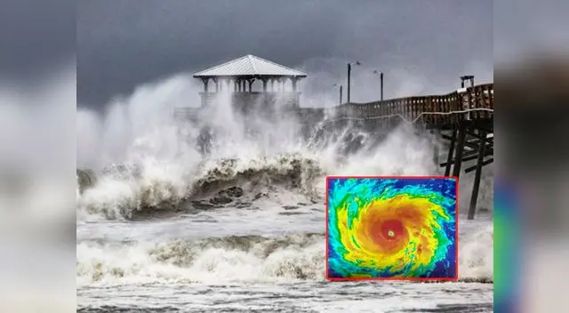 El huracán Florence ya está en las costas de Estados Unidos. El huracán Florence ya está en las costas de Estados Unidos.