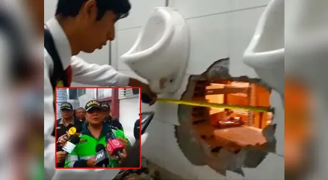 Ladrones intentan robar joyería bajo la modalidad de forado. Ladrones intentan robar joyería bajo la modalidad de forado.