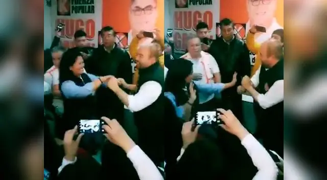 Cibernautas se burlan de baile entre Keiko Fujimori y su candidato. Cibernautas se burlan de baile entre Keiko Fujimori y su candidato.