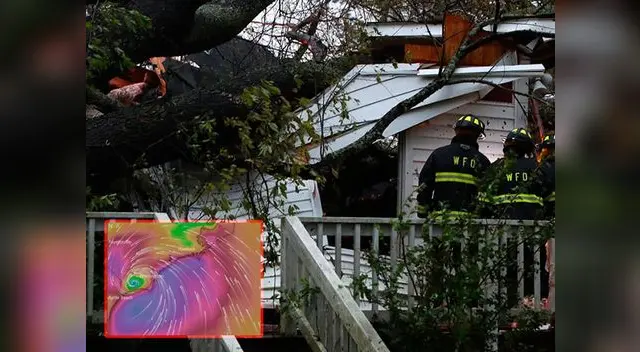 La mujer y su pequeño fallecieron tras el paso del Huracán Florence La mujer y su pequeño fallecieron tras el paso del Huracán Florence