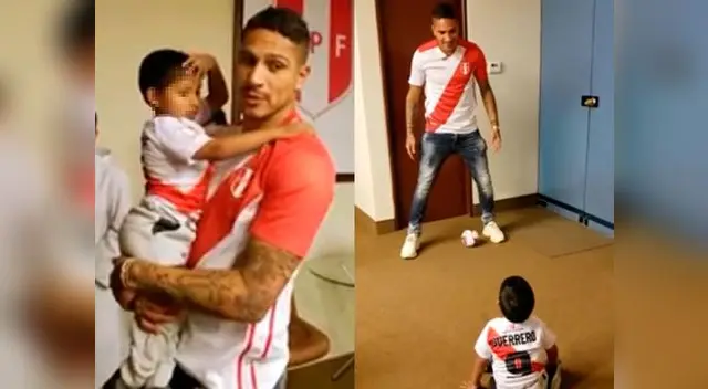 Paolo Guerrero y su enternecedor encuentro con niño símbolo de la Teletón 2018. 