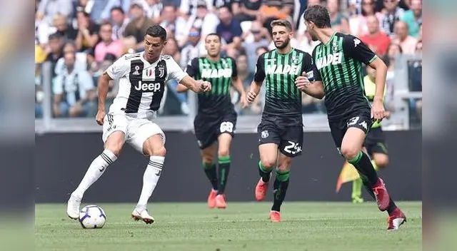 Cristiano Ronaldo marcó dos goles en la victoria del Juventus an Sassuolo | FOTO: EFE