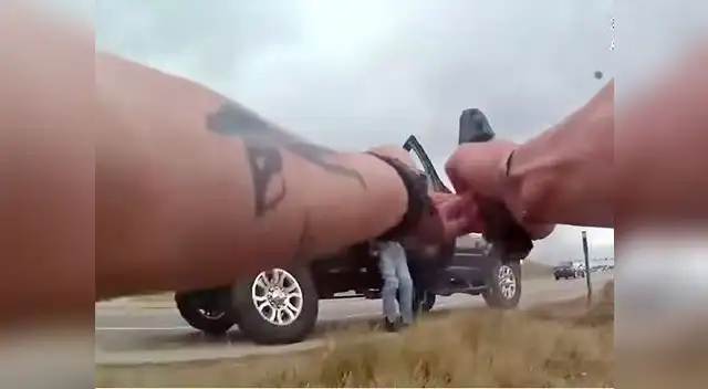 Sujeto abatido por policías en Estados Unidos