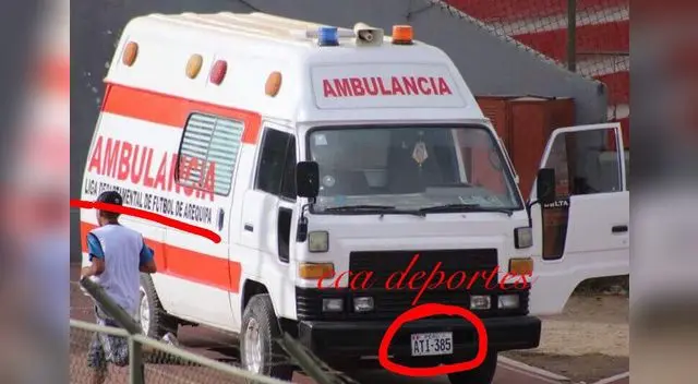 Este es el carro que funge como ambulancia: FOTO: César  Condori