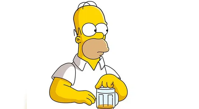 Usuario imitó a Homero Simpson Usuario imitó a Homero Simpson